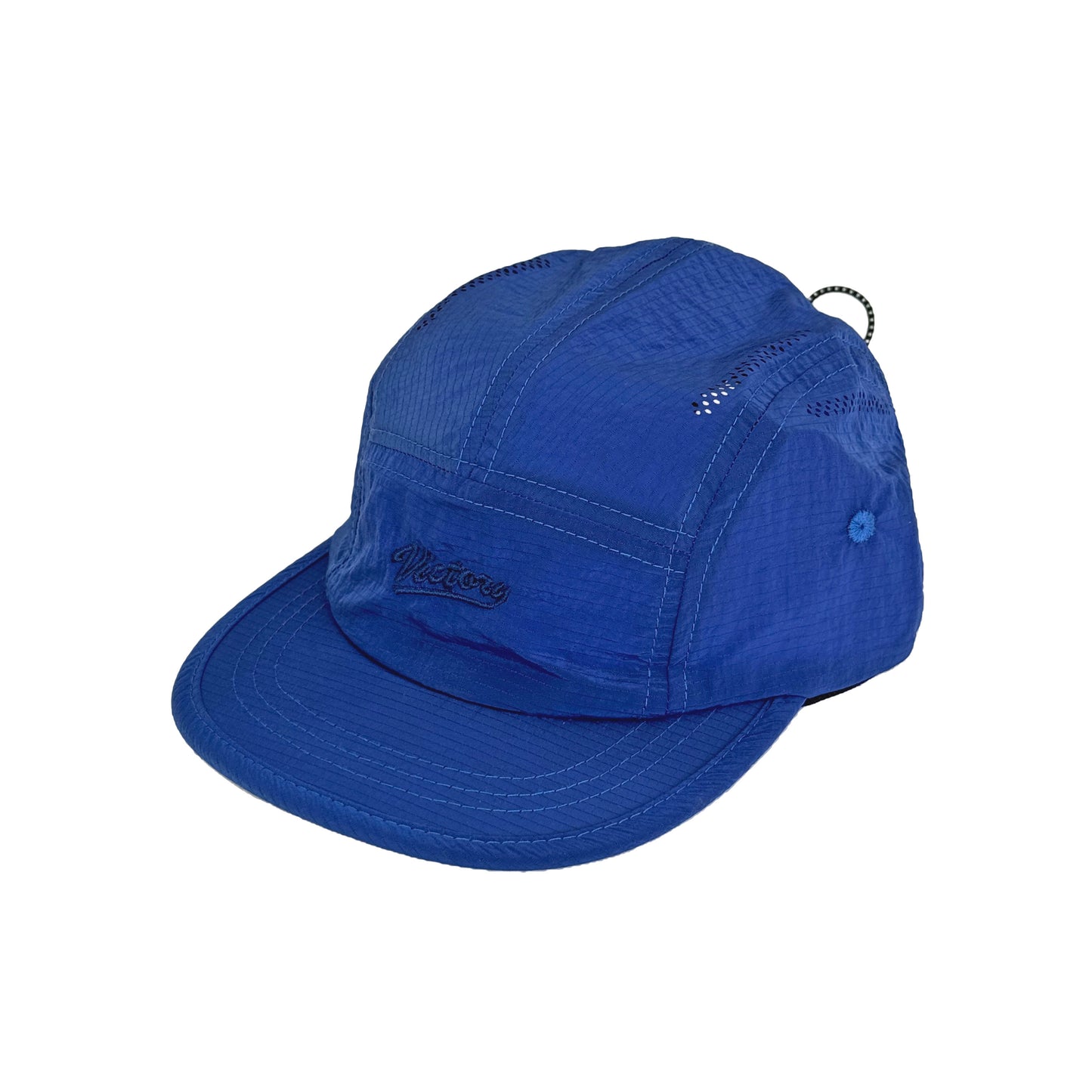 Player Sport Cap
Quick-dry nylon 5-panel sport cap, lightweight & breathable.
Shorter brim for maximum sun protection without blocking your vision.
Tonal embroidered logo at front. One size fits all with adjustable elastic drawstring fastener.