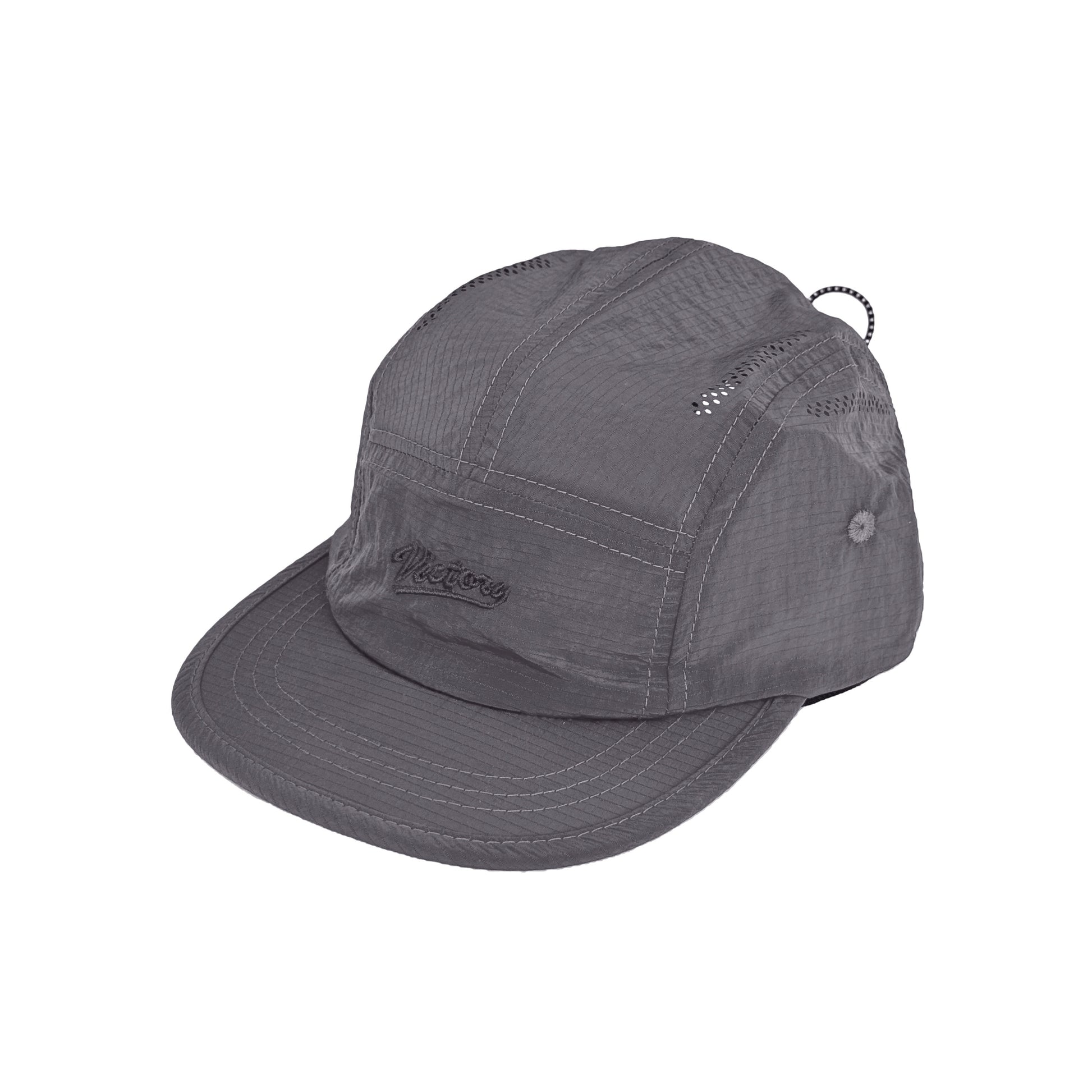 Player Sport Cap
Quick-dry nylon 5-panel sport cap, lightweight & breathable.
Shorter brim for maximum sun protection without blocking your vision.
Tonal embroidered logo at front. One size fits all with adjustable elastic drawstring fastener.