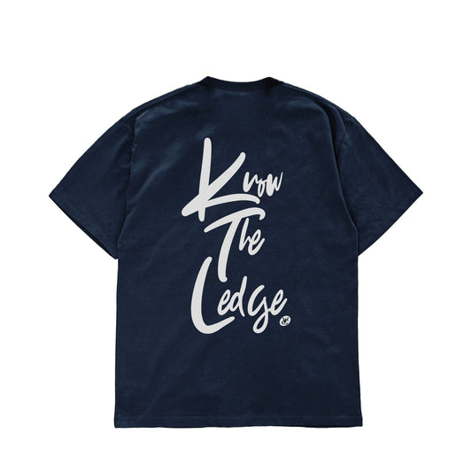 KNOW THE LEDGE TEE - SCRIPT