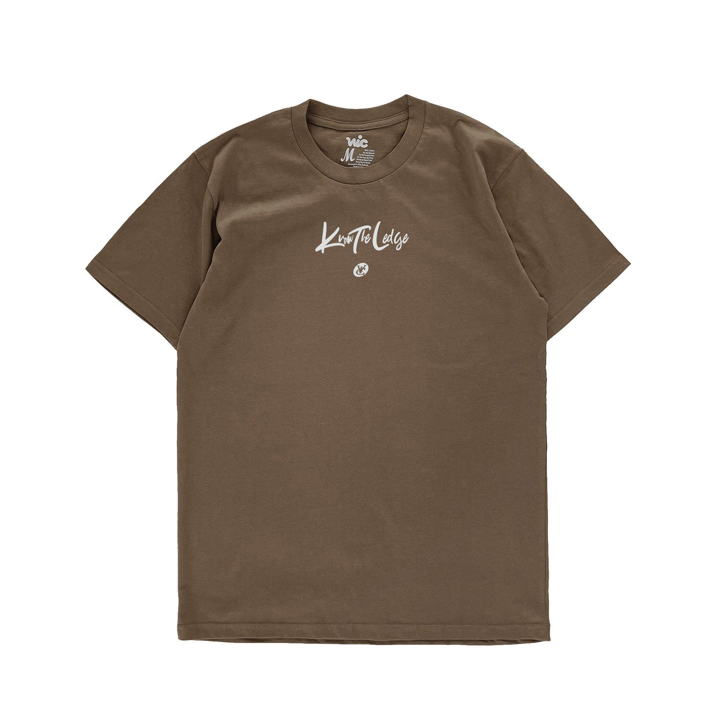 KNOW THE LEDGE TEE - SCRIPT