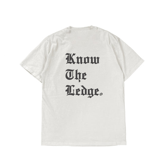 KNOW THE LEDGE TEE - OL' ENGLISH
