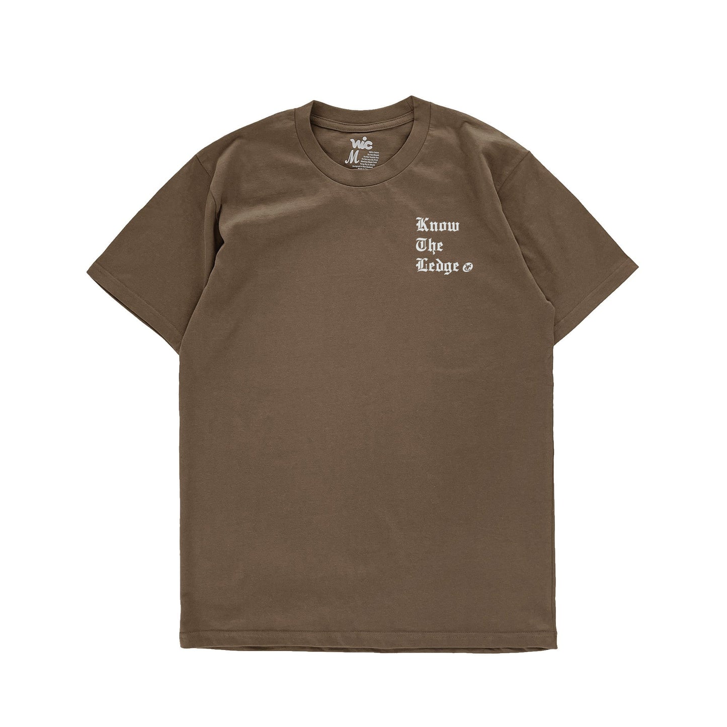 KNOW THE LEDGE TEE - OL' ENGLISH