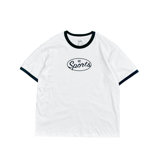 Step back in time with this nostalgic ringer tee, evoking the charm of classic Americana style. Its shorter fit and bold contrasting ribbed trim on the collar and sleeves deliver a retro aesthetic straight from the golden age of casual wear. Made from mid-weight 180 GSM 100% cotton, this tee offers breathable comfort that feels as timeless as its design. Featuring eco-conscious water-based ink, it seamlessly blends vintage flair with sustainable craftsmanship. Whether you're channeling 70s summer vibes or a