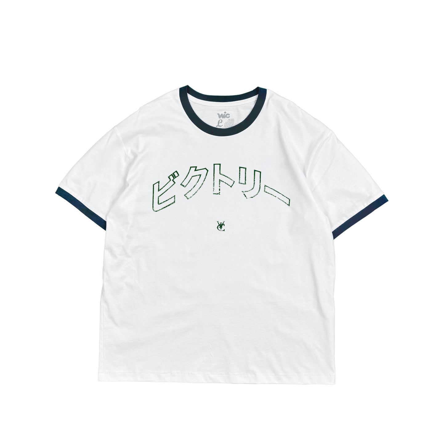 BIKUTORI CROPPED RINGER TEE