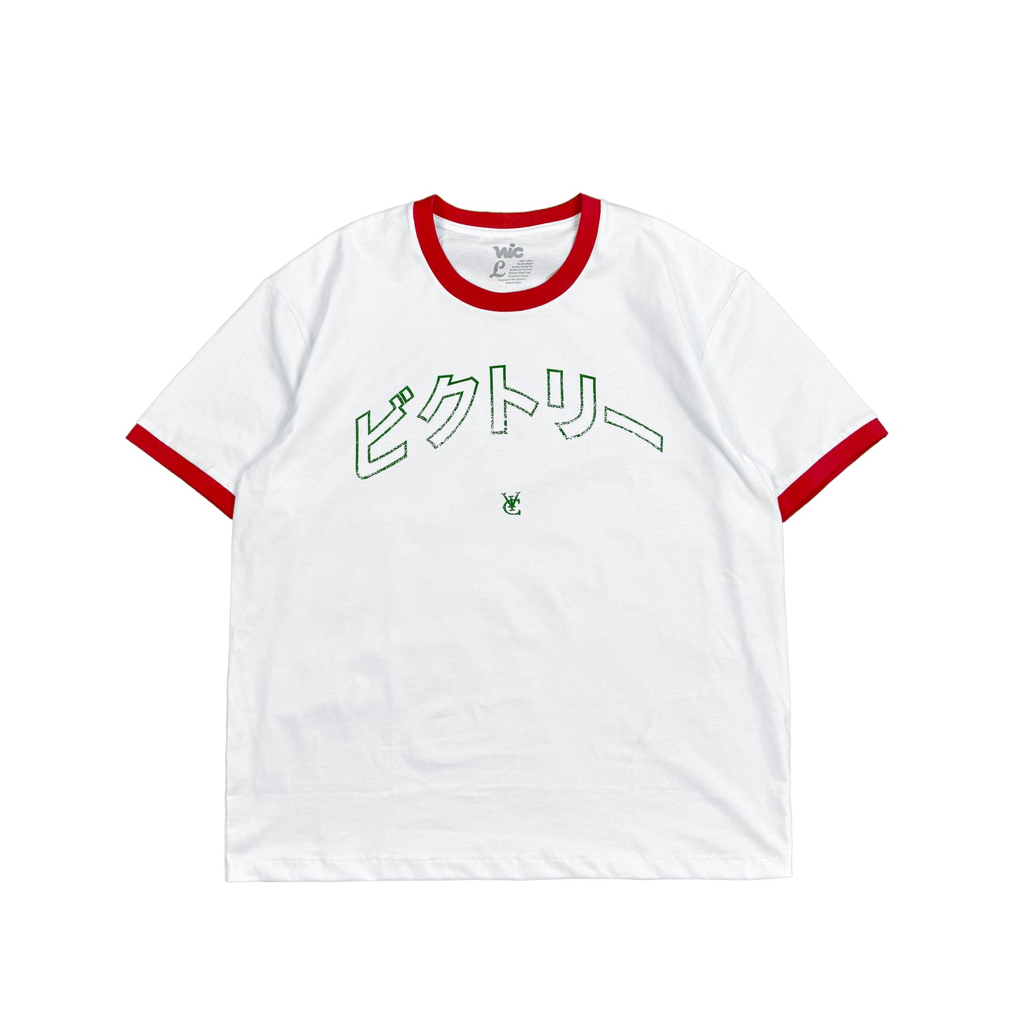 BIKUTORI CROPPED RINGER TEE