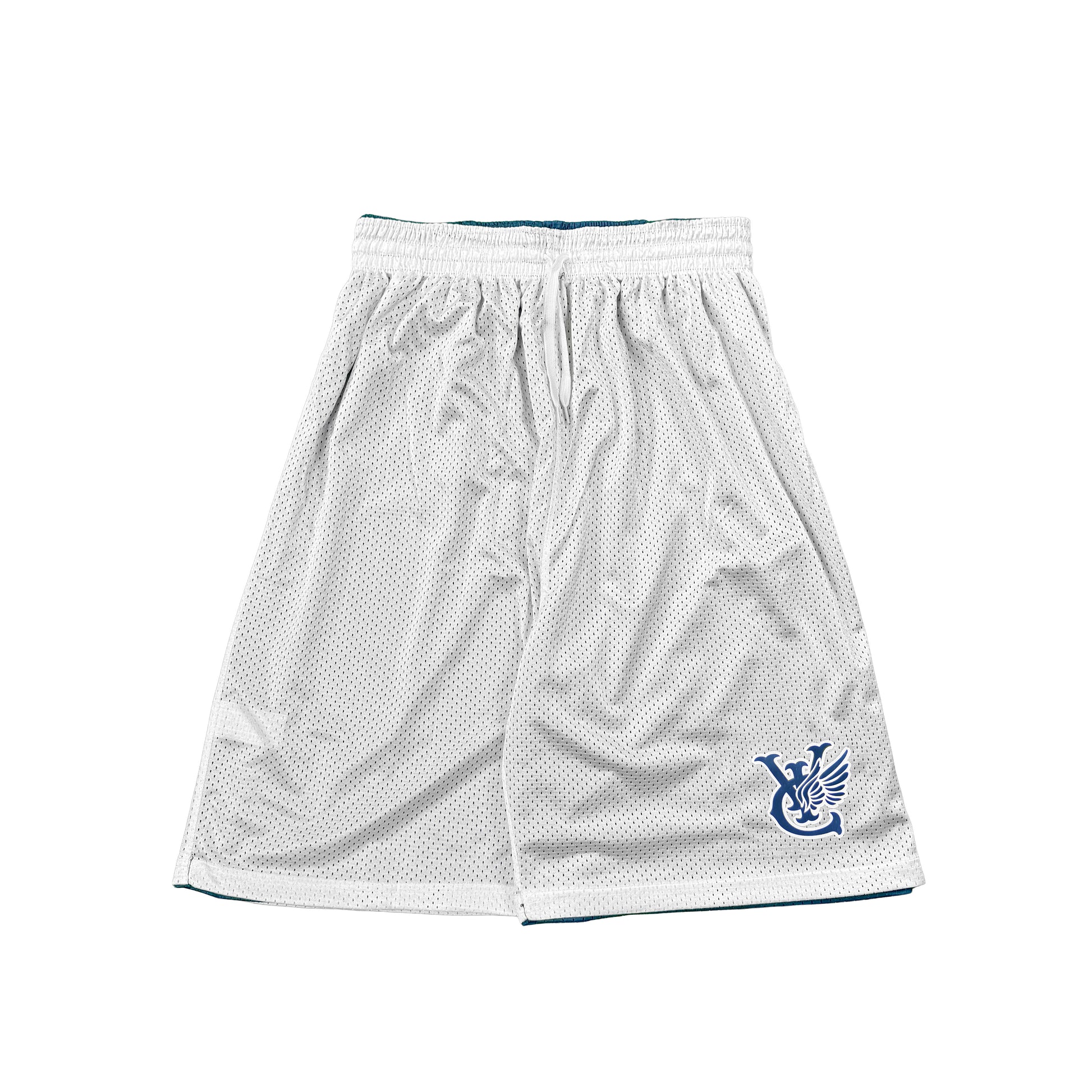 These reversible mesh basketball shorts feature a relaxed fit and over-the-knee length with retro hip-hop style. Made from 100% heavyweight breathable mesh, they keep you cool while repping street and court vibes.