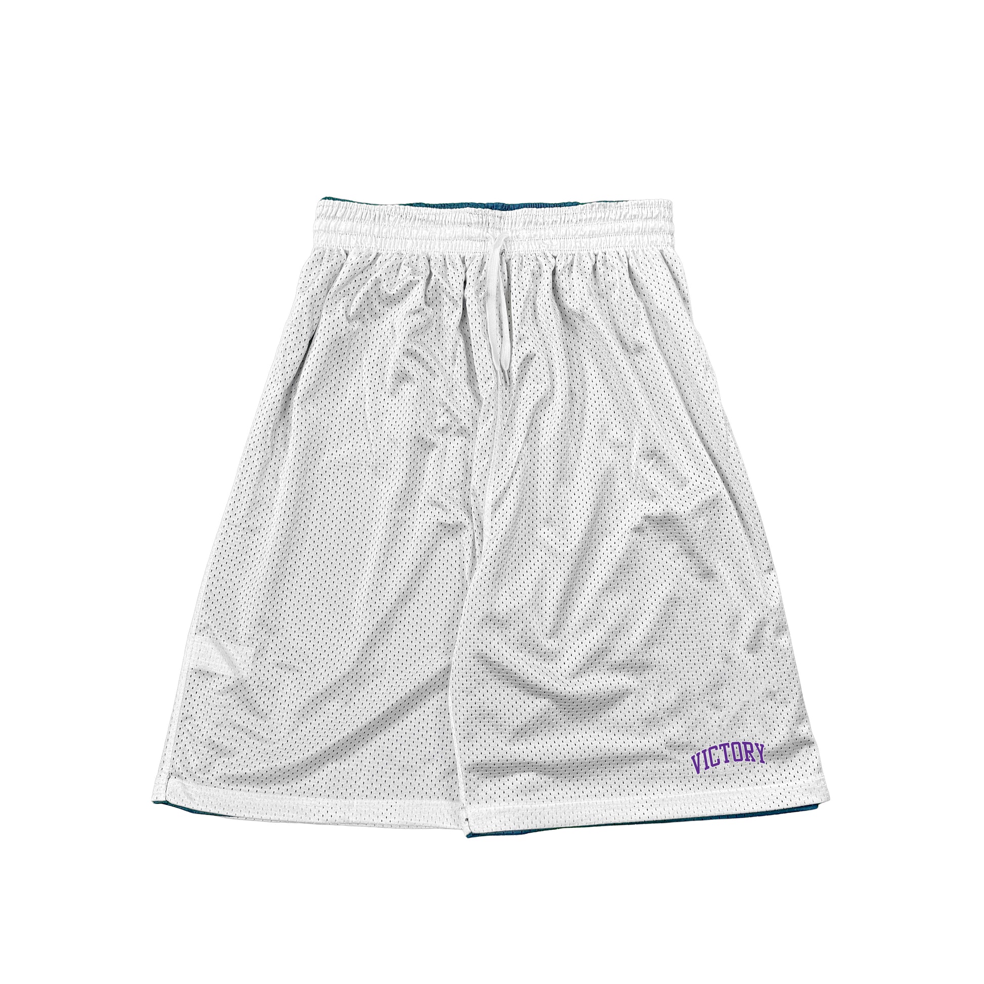 These reversible mesh basketball shorts feature a relaxed fit and over-the-knee length with retro hip-hop style. Made from 100% heavyweight breathable mesh, they keep you cool while repping street and court vibes.