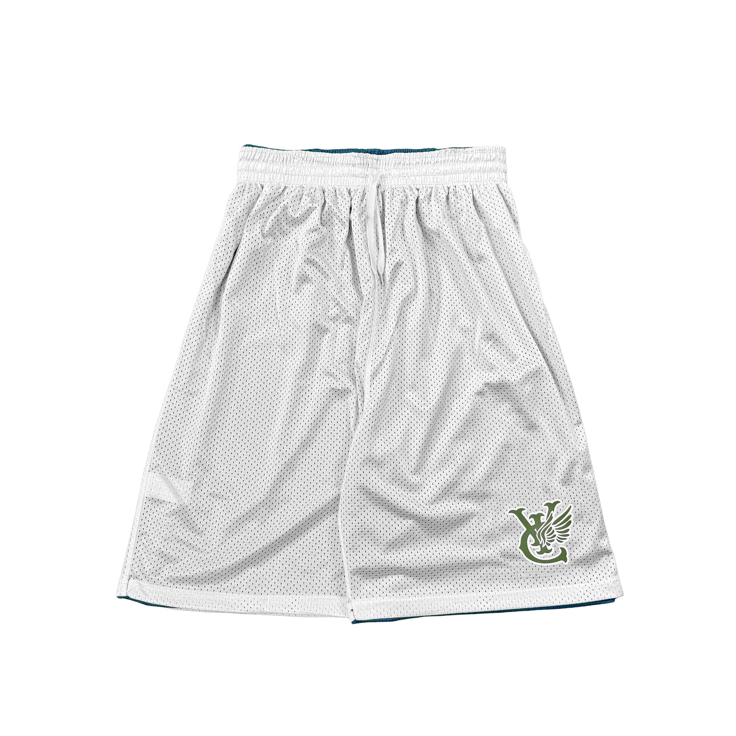 These reversible mesh basketball shorts feature a relaxed fit and over-the-knee length with retro hip-hop style. Made from 100% heavyweight breathable mesh, they keep you cool while repping street and court vibes.