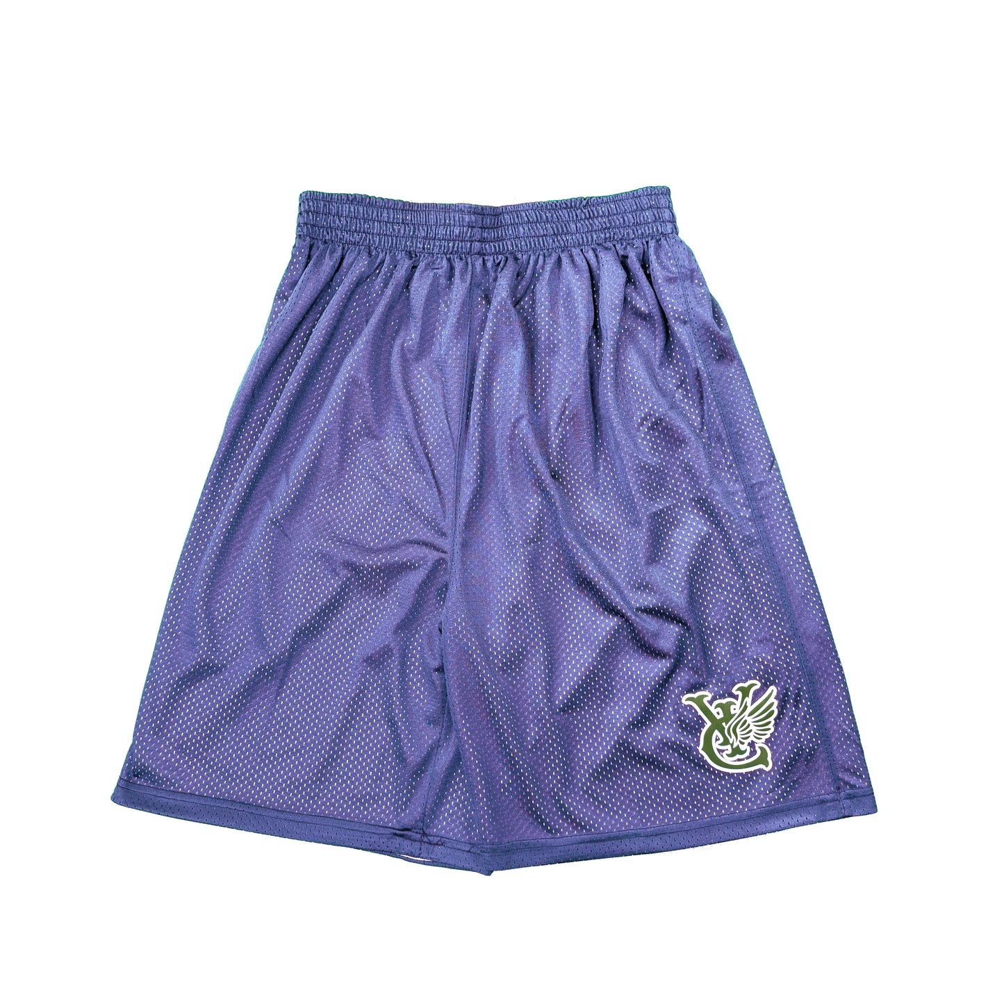 REVERSIBLE MESH BASKETBALL SHORTS - GREEN WING
