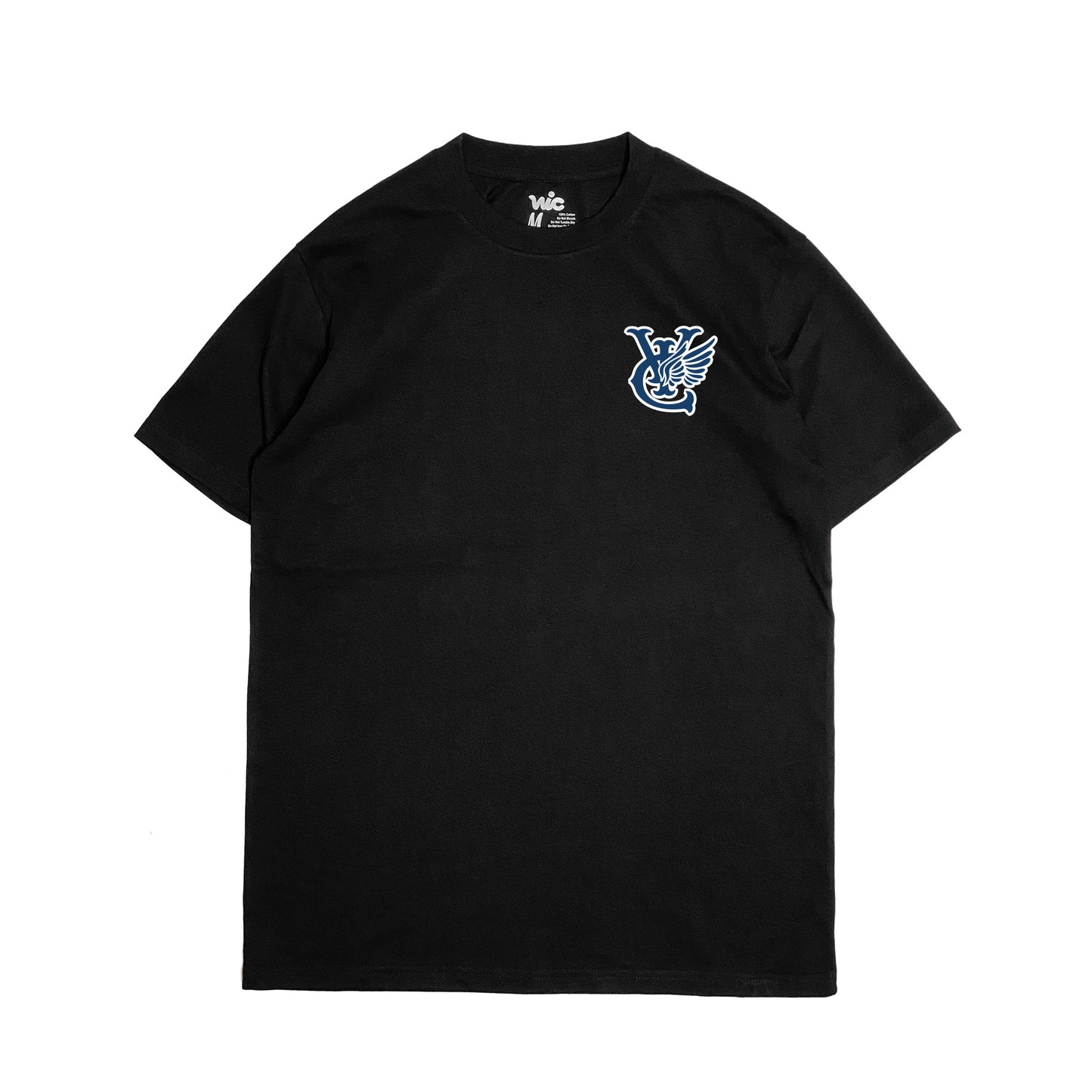 WING TEE - BLUE LOGO