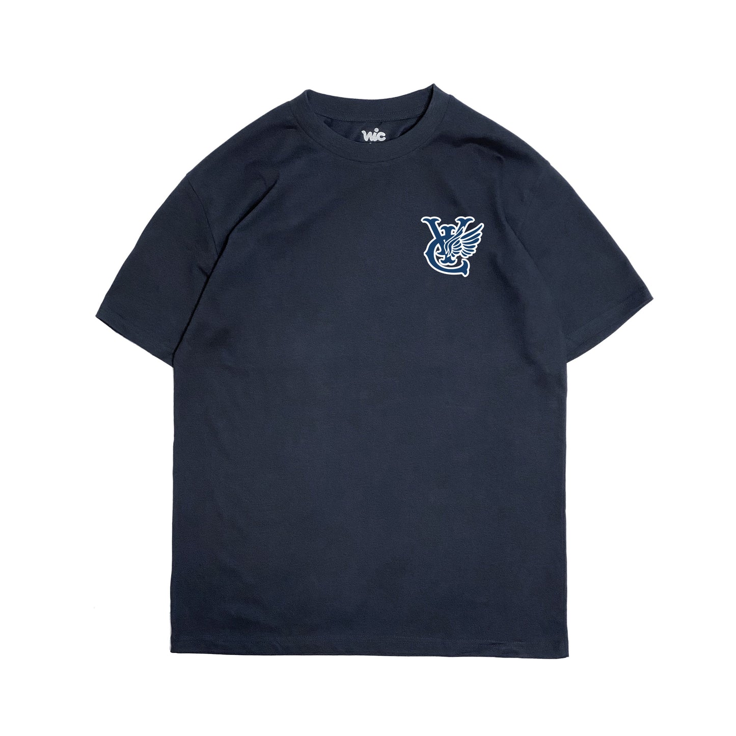 WING TEE - BLUE LOGO