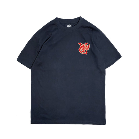 COLOUR WING TEE - RED LOGO