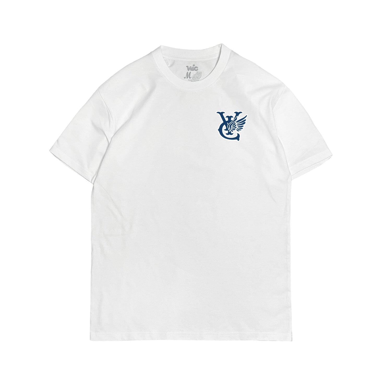 WING TEE - BLUE LOGO