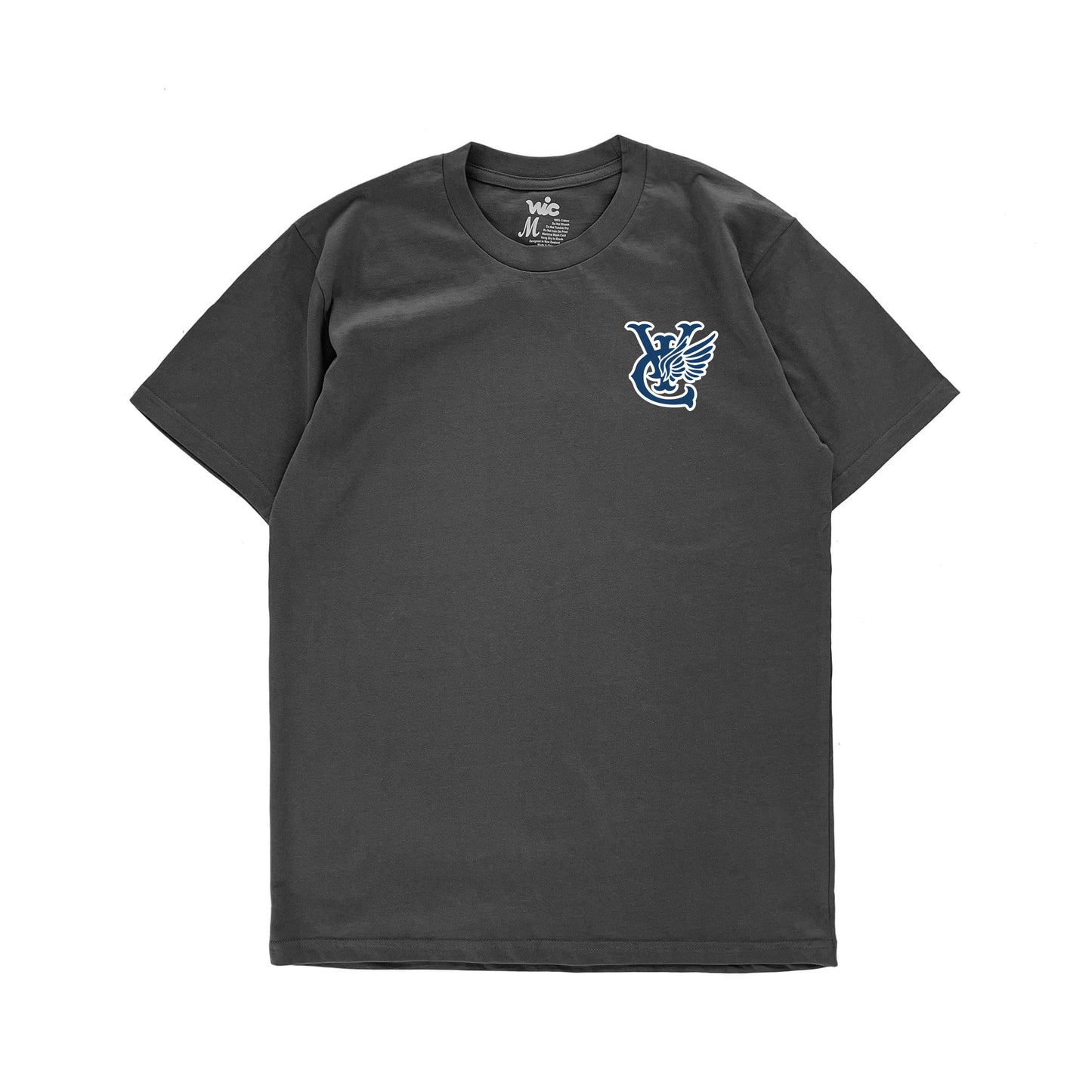 WING TEE - BLUE LOGO