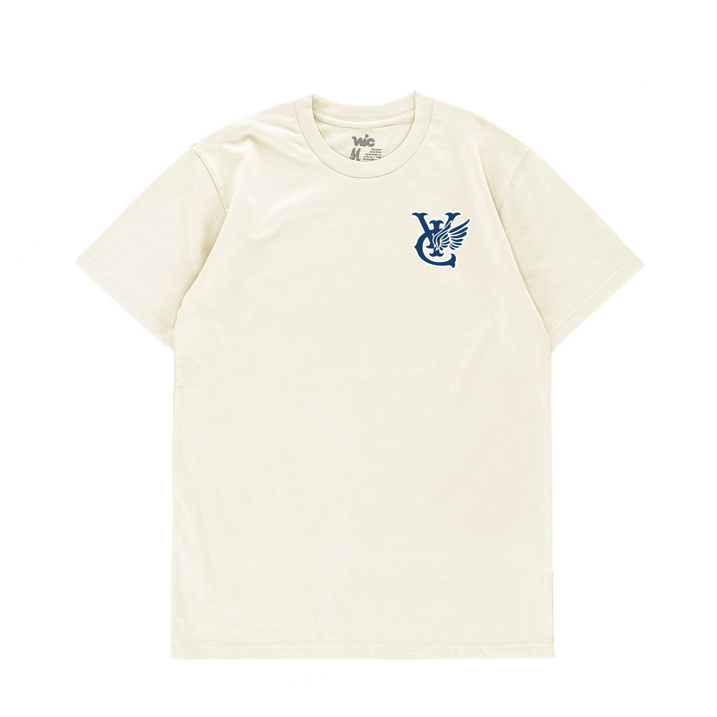 WING TEE - BLUE LOGO