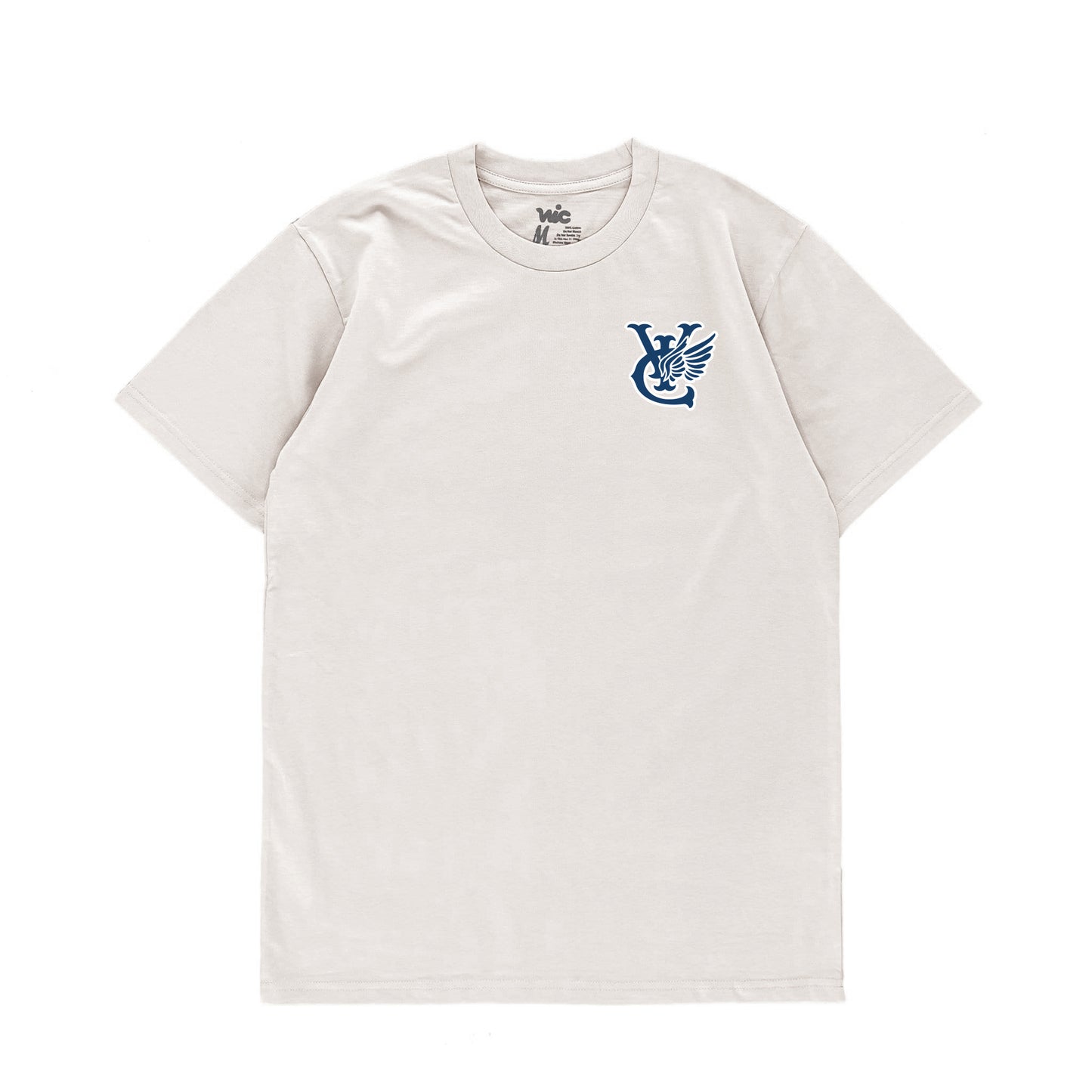 WING TEE - BLUE LOGO