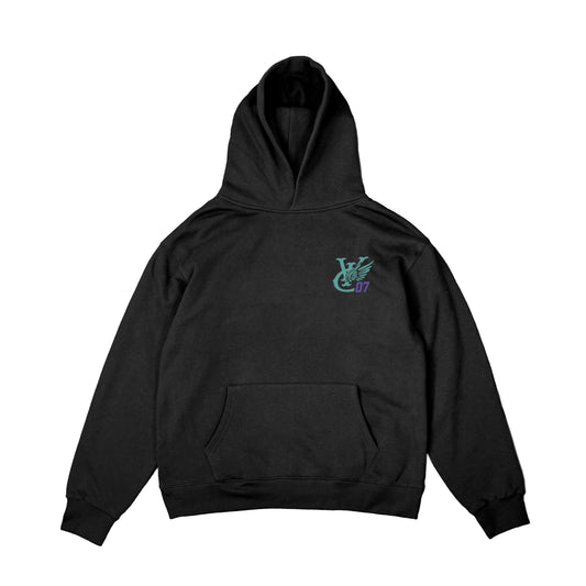 WING 7 HOOD - BLACK