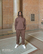WING HEAVYWEIGHT TRACK PANT - COCOA