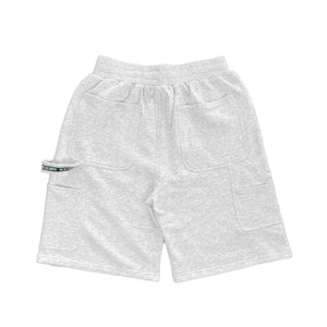 Premium quality carpenter sweat shorts by New Zealand skate and streetwear clothing label VIC Apparel. Loose fit. Featuring utility pockets, a traditional hammer loop, and triple needle stitching. The 80s & 90s Classic vintage workwear work shorts style.