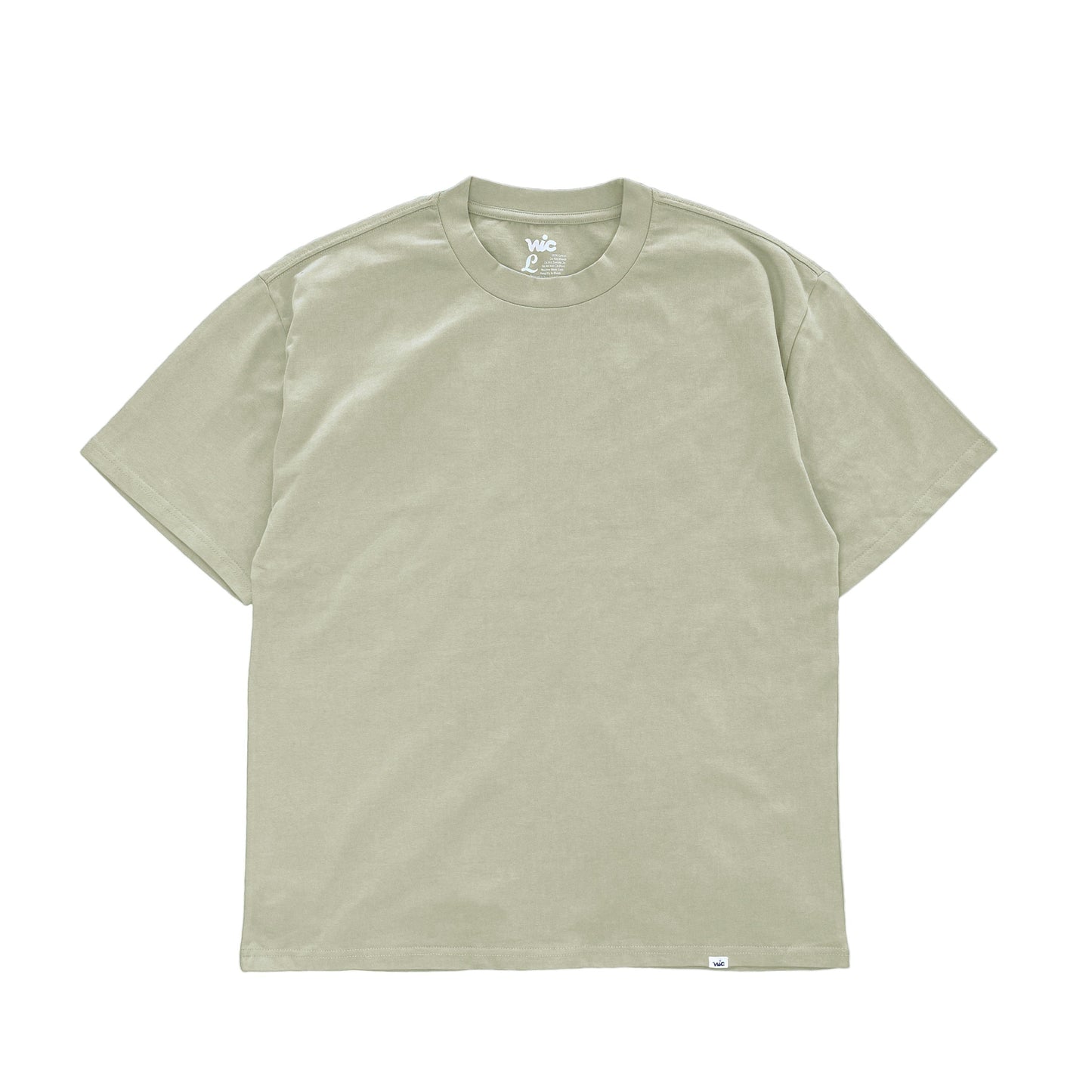 VIC HEAVY BOX TEE - EUCALYPTUS